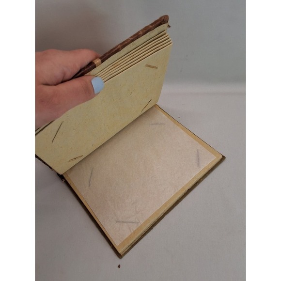 Banana Leaf Photo Handmade Album Dolphin Tiki Flip-Flops Island Vintage - Picture 4 of 6